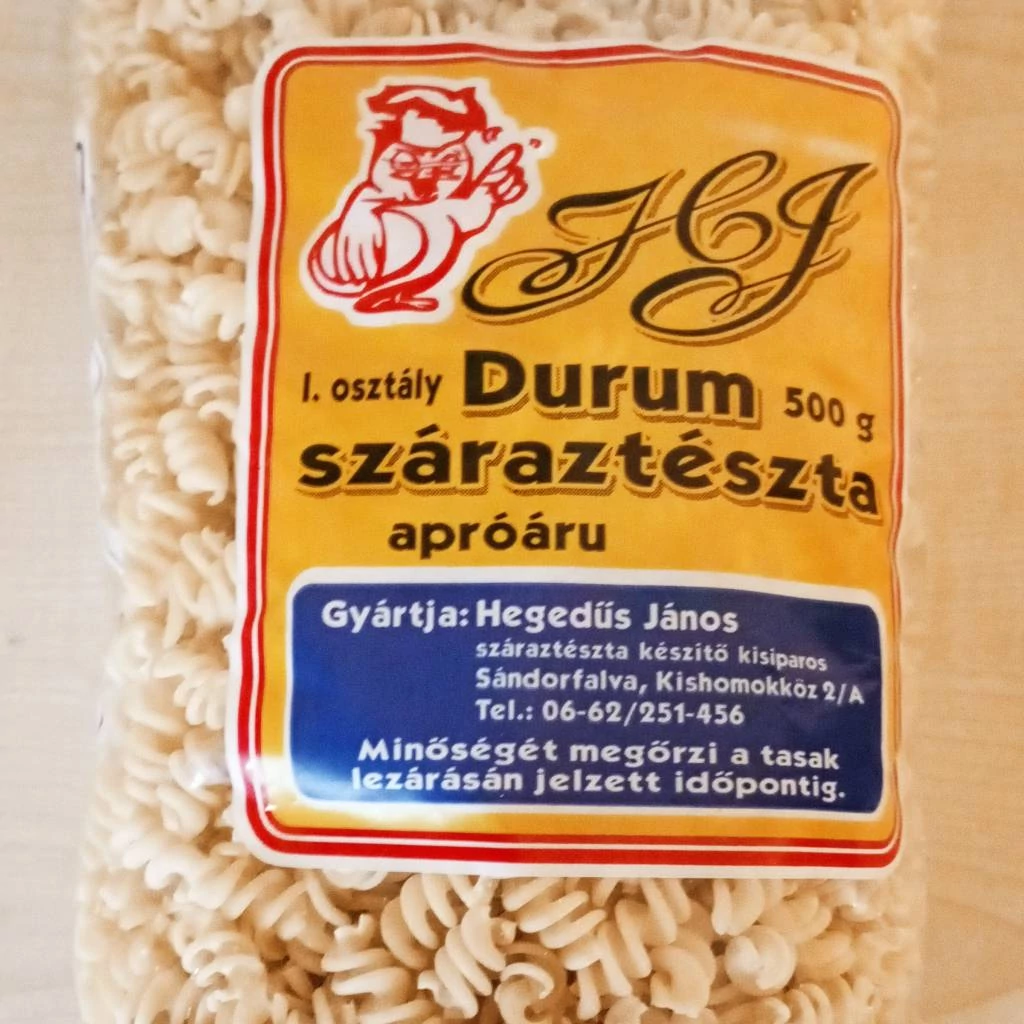 Durum orsótészta 500 gramm